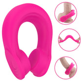 S-Hande Headset Multi Functions Vibrating Cock Ring Pink Vibrating Cock Rings